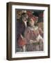 Ludovico Gonzaga and Counselor Marsilio Andreasi, Detail from Court Wall by Andrea Mantegna-null-Framed Giclee Print