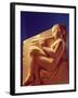 Ludovisi Throne, Panel Depicting a Woman Playing a Flute, c.470-60 BC-Greek-Framed Giclee Print