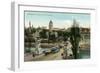 Ludwig Bridge, Munich, Germany-null-Framed Art Print