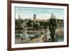 Ludwig Bridge, Munich, Germany-null-Framed Art Print