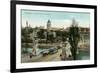 Ludwig Bridge, Munich, Germany-null-Framed Art Print