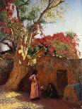 An Arab Family Outside a Village, 1917-Ludwig Deutsch-Stretched Canvas