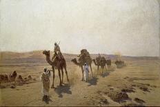 An Arab Caravan-Ludwig Hans Fischer-Giclee Print