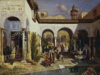 The Garden of the Generalife Palace, Granada, 1885-Ludwig Hans Fischer-Giclee Print