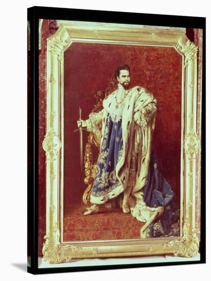 Ludwig II (1845-86) 1887-Gabriel Schachinger-Stretched Canvas