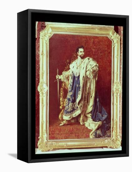 Ludwig II (1845-86) 1887-Gabriel Schachinger-Framed Stretched Canvas