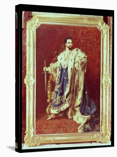 Ludwig II (1845-86) 1887-Gabriel Schachinger-Stretched Canvas