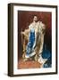 Ludwig II as the Grand Master of the Order of the Knights of St George, 1887-Gabriel Schachinger-Framed Giclee Print