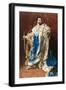 Ludwig II as the Grand Master of the Order of the Knights of St George, 1887-Gabriel Schachinger-Framed Giclee Print