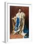 Ludwig II as the Grand Master of the Order of the Knights of St George, 1887-Gabriel Schachinger-Framed Giclee Print