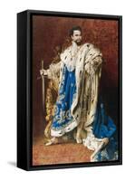 Ludwig II as the Grand Master of the Order of the Knights of St George, 1887-Gabriel Schachinger-Framed Stretched Canvas