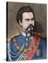 Ludwig II of Bavaria (1845-1886). King of Bavaria from 1864 Until His Death., 1885. Coloured-null-Stretched Canvas