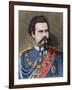 Ludwig II of Bavaria (1845-1886). King of Bavaria from 1864 Until His Death., 1885. Coloured-null-Framed Giclee Print