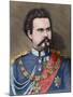 Ludwig II of Bavaria (1845-1886). King of Bavaria from 1864 Until His Death., 1885. Coloured-null-Mounted Giclee Print