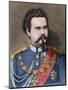 Ludwig II of Bavaria (1845-1886). King of Bavaria from 1864 Until His Death., 1885. Coloured-null-Mounted Giclee Print
