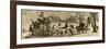 Ludwig II of Bavaria (1845-1886) Travelling in Sleigh, Germany-null-Framed Giclee Print