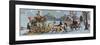 Ludwig II of Bavaria (1845-1886) Travelling in Sleigh-null-Framed Giclee Print