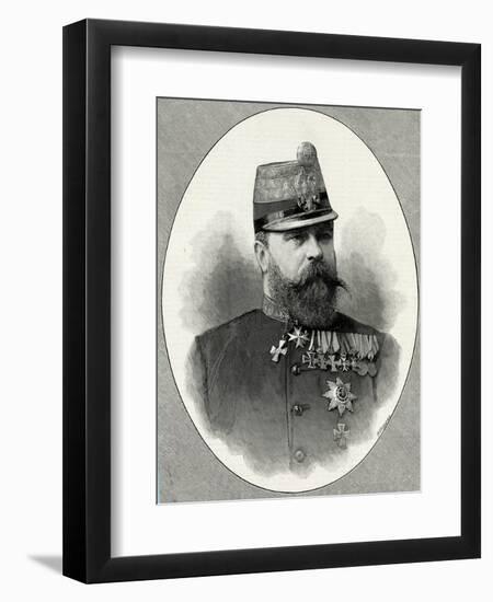 Ludwig IV Hesse-Darmstad-null-Framed Art Print