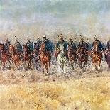 A Game of Polo, 1911-Ludwig Koch-Stretched Canvas