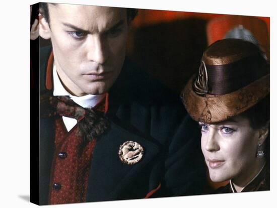 LUDWIG / LE CREPUSCULE DES DIEUX, 1972 directed by LUCHINO VISCONTI Helmut Berger and Romy Schneide-null-Stretched Canvas