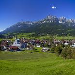 Austria, Ehrwald, Seebensee with Zugspitze-Ludwig Mallaun-Photographic Print