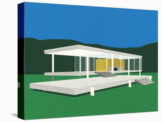 Ludwig Mies Van Der Rohe Farnsworth House-Rosi Feist-Stretched Canvas