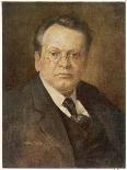 Max Reger German Composer-Ludwig Nauer-Framed Stretched Canvas