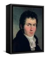 Ludwig Van Beethoven (1770-1827), 1804-Willibrord Joseph Mahler-Framed Stretched Canvas