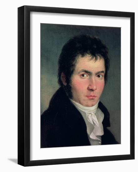 Ludwig Van Beethoven (1770-1827), 1804-Willibrord Joseph Mahler-Framed Giclee Print