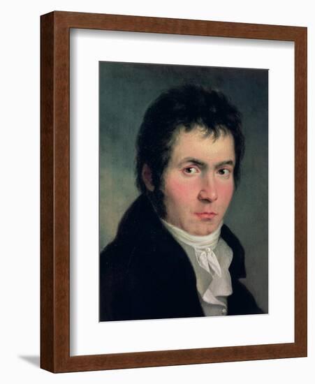 Ludwig Van Beethoven (1770-1827), 1804-Willibrord Joseph Mahler-Framed Giclee Print