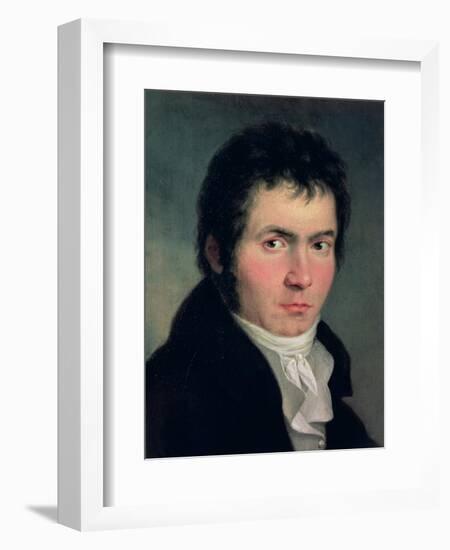 Ludwig Van Beethoven (1770-1827), 1804-Willibrord Joseph Mahler-Framed Giclee Print