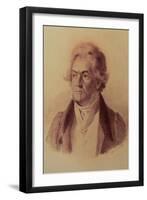 Ludwig Van Beethoven (1770-1827), 1824-Johann Stephan Decker-Framed Giclee Print