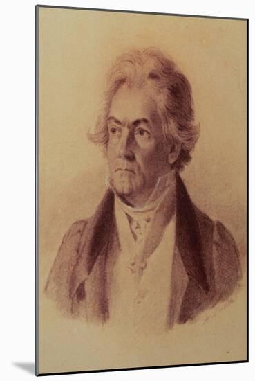 Ludwig Van Beethoven (1770-1827), 1824-Johann Stephan Decker-Mounted Giclee Print