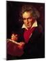 Ludwig Van Beethoven (1770-1827) Composing His "Missa Solemnis"-Joseph Karl Stieler-Mounted Giclee Print