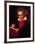 Ludwig Van Beethoven (1770-1827) Composing His "Missa Solemnis"-Joseph Karl Stieler-Framed Giclee Print