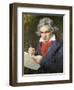 Ludwig Van Beethoven (1770-1827) Composing His 'Missa Solemnis'-Joseph Karl Stieler-Framed Giclee Print