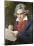 Ludwig Van Beethoven (1770-1827) Composing His 'Missa Solemnis'-Joseph Karl Stieler-Mounted Giclee Print