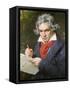 Ludwig Van Beethoven (1770-1827) Composing His 'Missa Solemnis'-Joseph Karl Stieler-Framed Stretched Canvas
