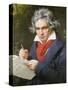 Ludwig Van Beethoven (1770-1827) Composing His 'Missa Solemnis'-Joseph Karl Stieler-Stretched Canvas