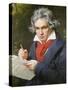 Ludwig Van Beethoven (1770-1827) Composing His 'Missa Solemnis'-Joseph Karl Stieler-Stretched Canvas