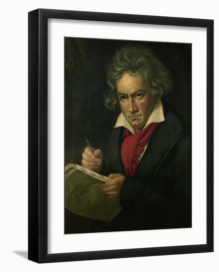 Ludwig van Beethoven (1770-1827)-Joseph Karl Stieler-Framed Giclee Print