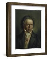 Ludwig Van Beethoven, 1816/1818-Joseph Karl Stieler-Framed Giclee Print