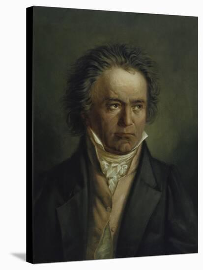 Ludwig Van Beethoven, 1816/1818-Joseph Karl Stieler-Stretched Canvas