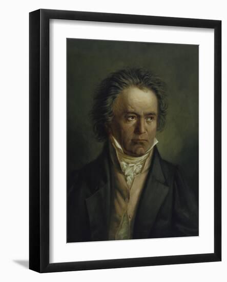 Ludwig Van Beethoven, 1816/1818-Joseph Karl Stieler-Framed Giclee Print