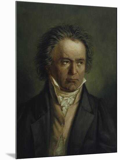 Ludwig Van Beethoven, 1816/1818-Joseph Karl Stieler-Mounted Giclee Print