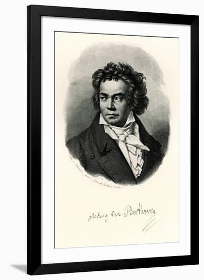 Ludwig Van Beethoven, 1884-90-null-Framed Giclee Print