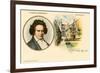 Ludwig van Beethoven and Birthplace-null-Framed Art Print