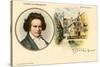 Ludwig van Beethoven and Birthplace-null-Stretched Canvas