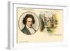 Ludwig van Beethoven and Birthplace-null-Framed Art Print