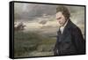 Ludwig Van Beethoven Beethoven out for a Walk on a Windy Day-H. Wulff-Framed Stretched Canvas